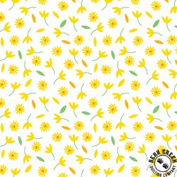 Benartex Delightful Daisies Sweet Daisies White Benartex Delightful Daisies Sweet Daisies White