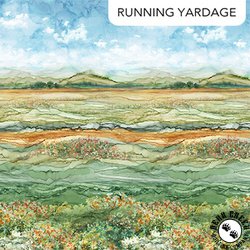 Northcott The Great Outdoors Meadow Ombre Green/Multi