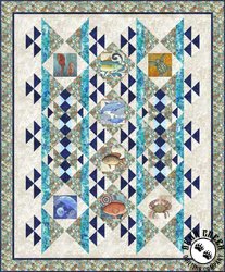 Ocean Oasis Free Quilt Pattern by Quilting Treasures