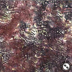 Hoffman Fabrics Jelly Fish Batiks Tiger Shell Spice