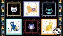 Wilmington Prints Fe-Line Frisky Panel