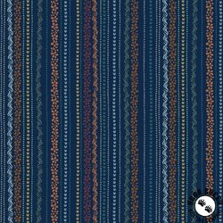 Benartex Blue Mill Wood Beams Navy Benartex Blue Mill Wood Beams Navy