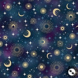 Andover Fabrics Luna Constellation Blue