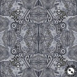 P&B Textiles Kaleidoscope 108 Inch Wide Backing Fabric Grey P&B Textiles Kaleidoscope 108 Inch Wide Backing Fabric Grey