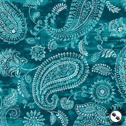 P&B Textiles Bohemia 108 Inch Wide Backing Fabric Teal