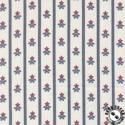 Moda American Gatherings III Stripe Bouquet Cloud Moda American Gatherings III Stripe Bouquet Cloud