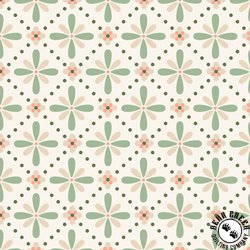 Cloud9 Fabrics Vintage Charm Tea Time Tan/Turquoise Cloud9 Fabrics Vintage Charm Tea Time Tan/Turquoise