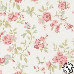 Moda Abide Main Floral Linen White Moda Abide Main Floral Linen White
