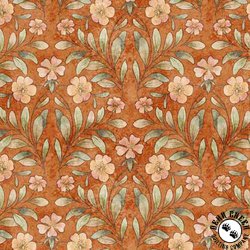 QT Fabrics Cotton Tails Set Floral Rust