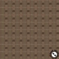 Henry Glass Simply Charming Star Zig Zag Plaid Brown Henry Glass Simply Charming Star Zig Zag Plaid Brown