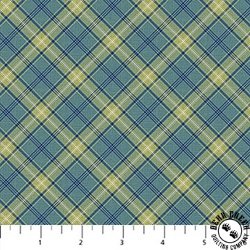 Northcott Highland Home Plaid Blue Northcott Highland Home Plaid Blue