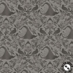 P&B Textiles Hocus Pocus Witch Hat Damask Silver P&B Textiles Hocus Pocus Witch Hat Damask Silver