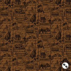 Riley Blake Designs Pine Grove Outlines Brown Riley Blake Designs Pine Grove Outlines Brown