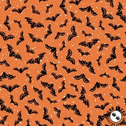 Maywood Studio Goth Gardens Flying Bats Orange