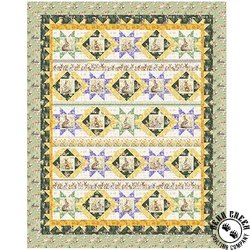 QT Fabrics Hunny Bunny Hopscotch Whole Cloth Quilt Panel