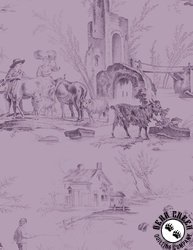 Wilmington Prints Blackberry Bramble Toile Purple Wilmington Prints Blackberry Bramble Toile Purple
