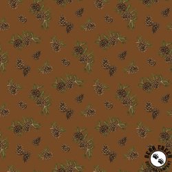 Riley Blake Designs Pine Grove Pinecones Brown