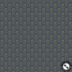 Marcus Fabrics Sturbridge Village Charm Interlocking Blue