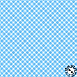 Maywood Studio Playtime Flannel Bias Gingham Blue