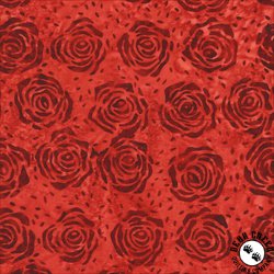 Anthology Fabrics Quilt Essentials 7 Splendor Batiks Roses Valentine