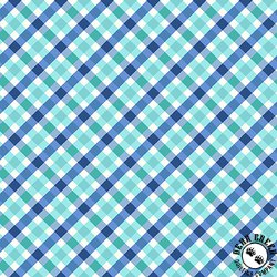 Maywood Studio Kimberbell Star Spangled Beauty Bias Gingham Blue/Aqua Maywood Studio Kimberbell Star Spangled Beauty Bias Gingham Blue/Aqua