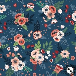 Riley Blake Designs A Spoonful of Sugar Floral Night