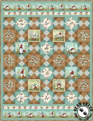 Savor the Gnoment Free Quilt Pattern