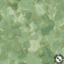 P&B Textiles Nature Story Leaf Canopy Green