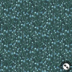 Figo Fabrics Trek Weed Teal