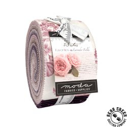 Vintage Linens Lavender Fields Jelly Roll by Moda