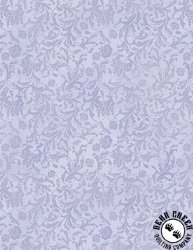Wilmington Prints Fleur Amour Damask Purple