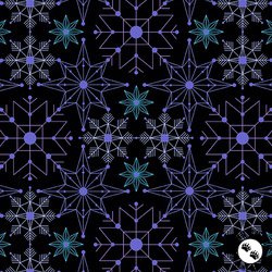 Andover Fabrics Century Prints Deco Frost Crystalize Inclement