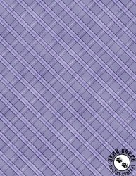 Wilmington Prints Fleur Amour Plaid Purple
