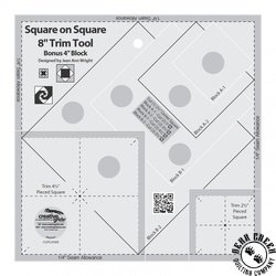 Creative Grids Square on Square 4 Inch & 8 Inch Trim Tool
