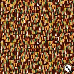 Andover Golden Geometric Brown