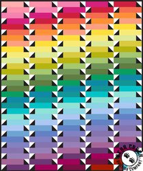 Century Solids Rainbow Rundle Free Quilt Pattern