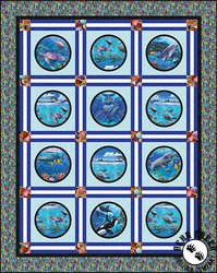 Reef Life II Free Quilt Pattern