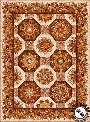 Falling Leaves Kaleidoscope Quilt Pattern