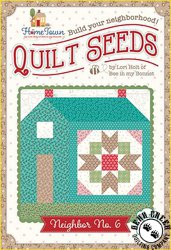 Quilt Seeds Home Town Neighbor Quilt Block Pattern - BLOCK 6