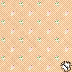 Riley Blake Designs Summer Skies and Fireflies Cone Flowers Orange Riley Blake Designs Summer Skies and Fireflies Cone Flowers Orange