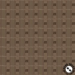 Henry Glass Simply Charming Star Zig Zag Plaid Brown Henry Glass Simply Charming Star Zig Zag Plaid Brown