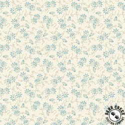 Andover Fabrics Sewing Bird Daisy Chain Nimbus