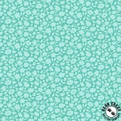 Andover Fabrics Plain and Simple Silhouette Turquoise
