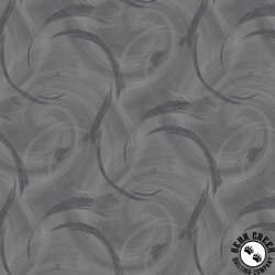 Blank Quilting Spin Flannel 108 Inch Wide Backing Fabric Semi Circle Texture Gray