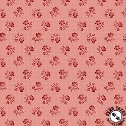 Andover Fabrics Ayla Grid Flower Rose
