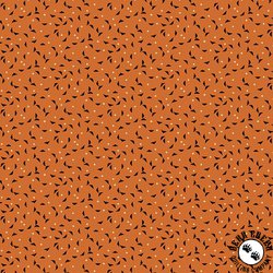 Andover Fabrics Midnight Moon Bats Pumpkin
