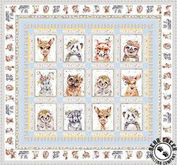 Little Darlings Woodland (Blue) Free Quilt Pattern Little Darlings Woodland (Blue) Free Quilt Pattern