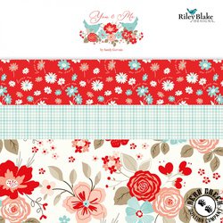 You and Me Fat Quarter Bundle by Riley Blake Designs