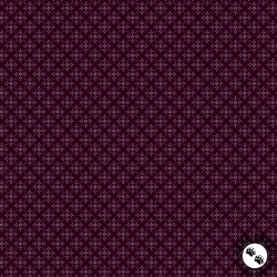 Marcus Fabrics Plumberry III Four Squared Aubergine