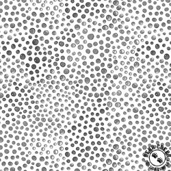 Blank Quilting Rainbow Droplets 108 Inch Wide Backing Fabric Water Droplets Light Gray